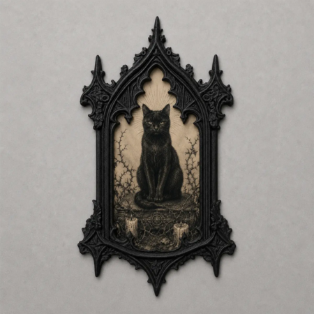 Baroque Style Photo Frame, Dark Home Decor