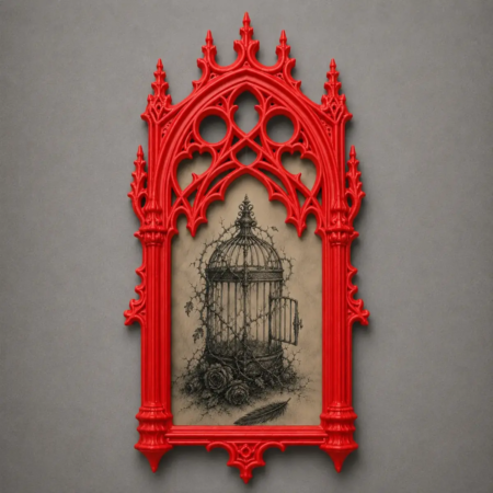 Baroque Style Photo Frame, Victorian Wall Art