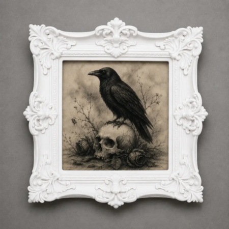 Baroque Style Photo Frame, Gothic Wall Art