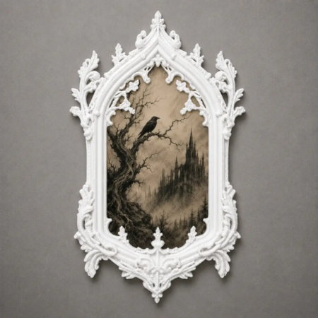 Gothic Style Photo Frame, Baroque Wall Art