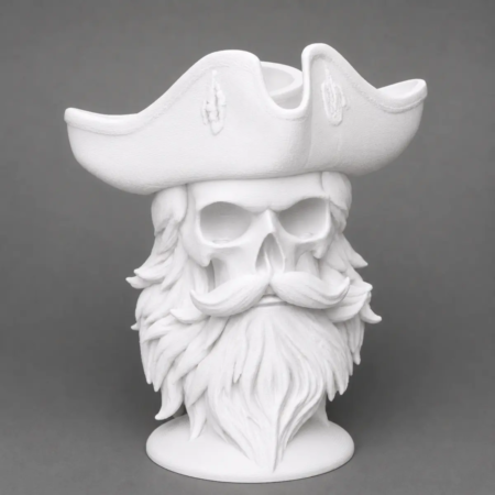Pirate Skull Candle, Skull Home Decor
