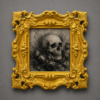 Victorian Style Photo Frame, Dark Home Decor