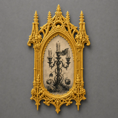 Victorian Style Photo Frame, Baroque Wall Art