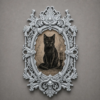 Victorian Style Photo Frame, Dark Home Decor
