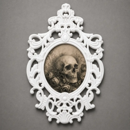 Victorian Style Photo Frame, Dark Home Decor